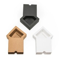Cajas de Regalo de Papel con Cajón Deslizable, Cajas de Embalaje Kraft Blancas y Negras con Logotipo Personalizado para Joyería, Cosméticos y Artículos Pequeños