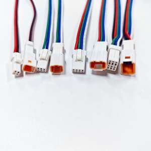 Kabel JST Tahan Air Kustom <span class=keywords><strong>2</strong></span> <span class=keywords><strong>3</strong></span> 4 5 6 8 Pin dengan Kabel 0.5mm2, Rakitan Kabel Jst Jwpf, Kabel Harness dengan Selubung PVC - Product Image 1