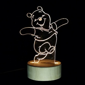 Lampada da Tavolo LED 3D Moderna a Forma di <span class=keywords><strong>Luna</strong></span>, Luce Notturna Acrilica Calda con Effetto Illusione Ottica, Controllo Touch, Design Personalizzabile - Product Image 6