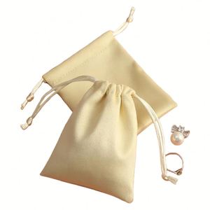 Sac à Bijoux en Velours Personnalisable avec Logo, Cordon de Serrage, Recyclable, pour Rangement d'Écouteurs, Emballage Anti-Poussière, Design Culturel Ludique - Product Image 6