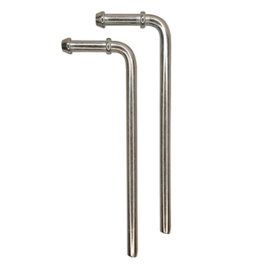 Gancho de silenciador de tubo de escape de coche, varillas de suspensión de escape universales de curva de 90 ° aptas para una amplia gama de tubos de escape, Kit de soporte de soldadura - Product Image 1