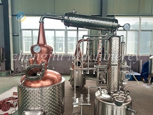 ZJ 150L pentola di rame in acciaio inox condensatore olio essenziale distillatore per acqua di Rose/limone Grasswith grande serbatoio idrolat con pompa CIP - Product Image 3