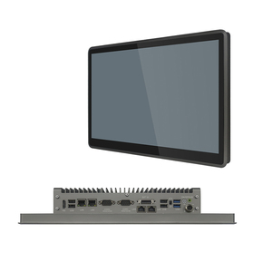 <span class=keywords><strong>Ordinateur</strong></span> tactile industriel sans ventilateur 15,6 pouces, PC monobloc, écran tactile, moniteur tout-en-un, PC avec processeur Intel OEM - Product Image 1