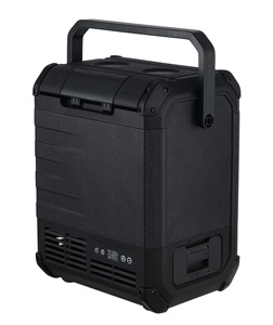 ตู้เย็นพกพาในรถยนต์ D10 ขนาด 10 ลิตร 12V/24V พร้อมคอมเพรสเซอร์ทำความเย็น -20 องศาเซลเซียส~10 องศาเซลเซียส ประตูพลาสติก - Product Image 3