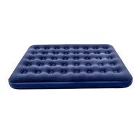 Matelas pneumatique gonflable pour 2 personnes, pliable, design moderne, durable, grand lit de plage avec revêtement floqué pour le camping