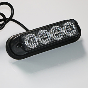 5.5 pouces montage en Surface Slim 4 LED lumière clignotante d'urgence pont tableau de bord Grille stroboscopique <span class=keywords><strong>barre</strong></span> lumineuse pour véhicule voiture camion de <span class=keywords><strong>remorquage</strong></span> - Product Image 3