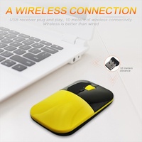Usine directe 3D USB sans fil Mini souris optique droitier vente chaude pour l'utilisation de l'ordinateur de bureau