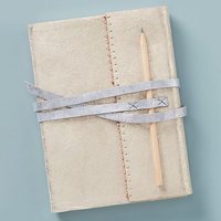 Agenda personnalisé avec logo rose, couverture souple, journal en cuir suédé, carnet pour femmes