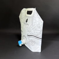 Pas de buse distributeur flexible brassage bière Pack Stand up Pouch 3L pochette debout en plastique avec Vitop