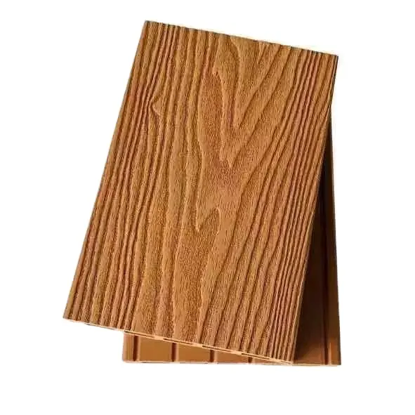 high quality 3D embossed wpc decking