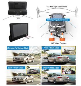 Phổ biến 3 cách Full HD 1080P kép Dash Cam Xe DVR Xe hộp đen xe ghi âm với Camera chiếu hậu - Product Image 5