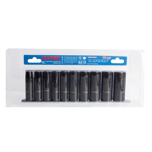 Jeu de douilles à chocs profondes métriques FIXTEC, 10 pièces, 1/2 pouce, prix usine, FHS031310M/FHS031310S, FHS031310 - Product Image 3