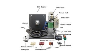 Đẹp thiết kế hiện đại 1000kg cửa trượt động cơ cho cửa trượt - Product Image 6