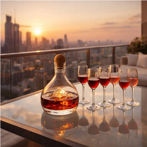 Ensemble <span class=keywords><strong>de</strong></span> carafes <span class=keywords><strong>de</strong></span> luxe Iceberg, 7 pièces : Sublimez votre expérience <span class=keywords><strong>vin</strong></span> et whisky - Product Image 5