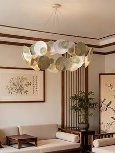 Lustre de style chinois, design d'intérieur oriental, lampe principale pour salon, salle à manger, chambre à coucher, salon de thé, éclairage de boîte - Product Image 4