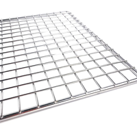 Grille de barbecue en acier inoxydable, écologique, robuste, antirouille, pour camping en extérieur, compatible lave-vaisselle