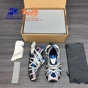 Chaussures de sport rétro de haute qualité, baskets de luxe en maille et polyuréthane, tailles 3XL, semelle extérieure souple en TPU pour la marche et la course - Product Image 4