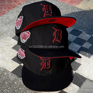 Nón kết bóng chày chất lượng cao, may đo, có sẵn, dành cho nam, <span class=keywords><strong>6</strong></span> mảnh, kiểu dáng phẳng, mũ <span class=keywords><strong>snapback</strong></span> thể thao, mũ lưỡi trai - Product Image 2