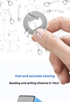 Étiquette NFC RFID haute fréquence 13,56 MHz de 25 mm, puce électronique anti-contrefaçon, lecture par téléphone mobile