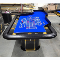 Table de jeu de divertissement de table de roulette de luxe professionnelle YH Blue