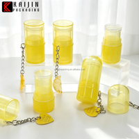 Contenant de baume solide hermétique avec porte-clés, tube de déodorant portable personnalisé OEM en gros, design rotatif avec bouchon à vis