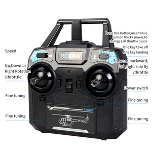 Máy Bay Trực Thăng HOSHI C186 Máy Bay Trực Thăng BO105 RC <span class=keywords><strong>4</strong></span> Cánh Quạt Con Quay Hồi Chuyển Điện Tử 6 Trục Để Ổn Định, Áp Suất Không Khí Cho Chiều Cao - Product Image 6