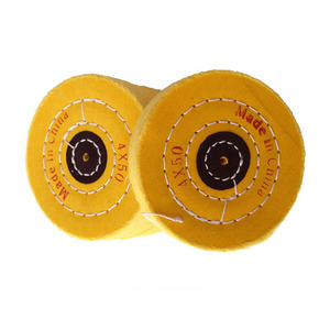 Disco di Lucidatura in Cotone da 8 Pollici Mola per lucidatura da banco per macchine lucidatrici, ideale per gioielli, vetro, utensili <span class=keywords><strong>e</strong></span> altro ancora. Albero di supporto da 5/8 di pollice - Product Image 2