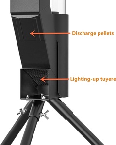 <span class=keywords><strong>Stufa</strong></span> <span class=keywords><strong>a</strong></span> pellet in acciaio per patio, modello Rocket, con tubo fumario <span class=keywords><strong>a</strong></span> colonna e torcia, per esterni - Product Image 4