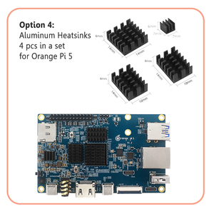 Orange <span class=keywords><strong>Pi</strong></span> 5 / 5B ヒートシンク CPU RAM 銅とアルミニウム製ヒートシンク オプション OPI 5 パッシブ冷却ラジエーター ヒートシンク - Product Image 5