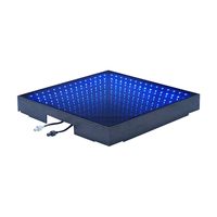 Plancher de danse LED RVB portable pour mariage, miroir infini 3D, lumière vidéo, plancher de danse LED