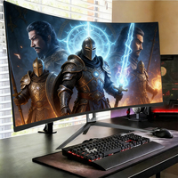 Monitor de Juegos Curvo OEM de 27/32/34 Pulgadas, 2K/4K/5K, 144HZ 165HZ, Monitores LCD para Juegos