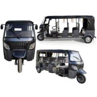 Triciclo de Pasajeros Semicerrado de 12 Asientos, de Gasolina, con Motor de 350CC, Motocicleta de 3 Ruedas, Tuk Tuk, en Oferta