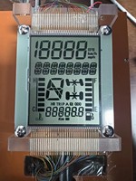 Écran LCD HTN personnalisé en gros avec télécommande pour climatisation, affichage d'équipements électroniques, signalisation et optoélectronique