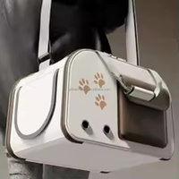 Sac à dos de transport pour animaux de compagnie, grande capacité, chaud, pour l'hiver, portable, à porter en bandoulière, pour chien et chat, pour les sorties, les voyages de courte durée et les escapades de week-end