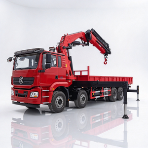 Grue montée sur camion Shacman Delong 8x4, grue à flèche pliante de 44 tonnes et 50 tonnes pour chantier de construction - Product Image 1