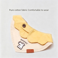 Bavoir pour animaux de compagnie à bords festonnés, mignon et réglable en coton, serviette anti-salive pour chien pour séances photo et promenades quotidiennes - Yilin Pet