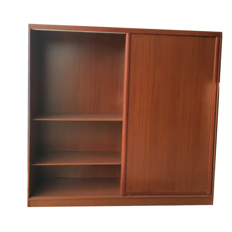 bed room furniture cherry cheap wardrobe with sliding door
