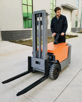 Nouveau design, vente en gros, transpalettes électriques autoportés mini 3 roues de petite taille 500kg 1000kg