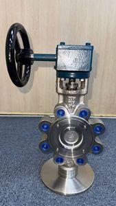 Válvula de Mariposa de Alto Rendimiento, Modelo Tipo LUG: AV-HLT, Marca: VALVE, Asiento: PTFE GEAR OPR. - Product Image 1