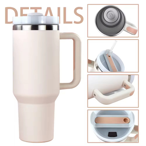 Wholesale <b>Hot</b> Selling Stainless Steel 304 Insulated Travel Mug 40oz Large Capacity Office Car Sports Double Wall Handle Modern - Product Image 5