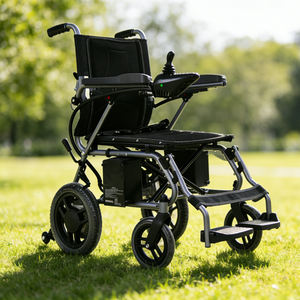 <span class=keywords><strong>Fauteuil</strong></span> <span class=keywords><strong>roulant</strong></span> électrique haute performance, batterie au plomb-acide 24V, pneus pleins de 8 à 12 pouces, siège anti-escarres 3D - Product Image 1