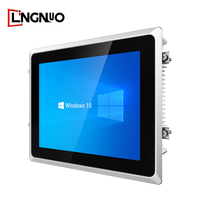 10.4 Inch Fanless Touch Industrial Grade IP65 Waterproof Housing Multiple IO Ports Wide Temperature Support Industrial Panel Pc