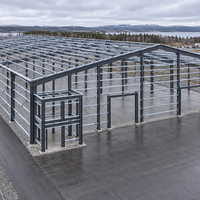 Centre logistique de stockage frigorifique en structure métallique isolée, solution de bâtiment métallique préfabriqué