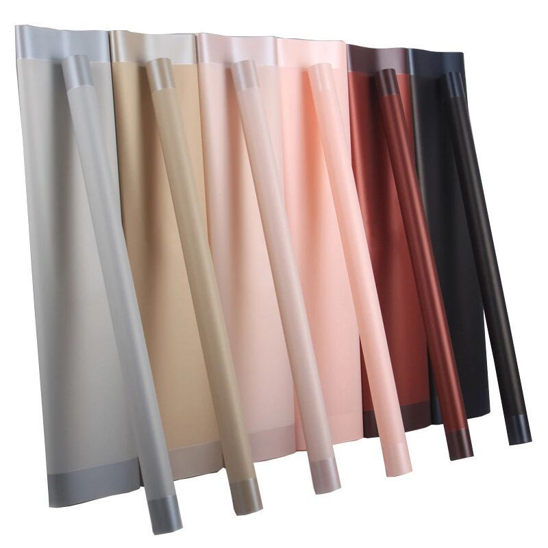 Shinewrap Factory Direct Price Hot Sale 58*58CM Pure Color Flower Wrapping Paper Sheet Bouquet Florist Gift Packing Paper