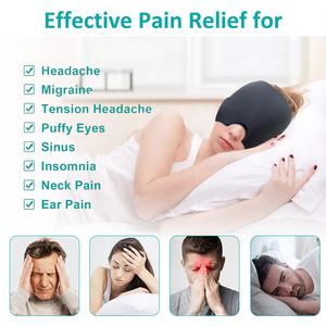 Gran oferta, gorro de alivio de migraña para terapia de frío para hombres, máscara de hielo de Gel, gorro para la cabeza para aliviar el <span class=keywords><strong>dolor</strong></span>, gorro de Gel refrigerante - Product Image 3
