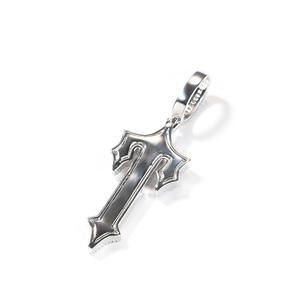 Nuevo Diseño de Moda, Joyería Hip Hop para Hombre, Collar con Colgante de Espada Cruzada con Circonitas Cúbicas Brillantes y Base Sólida - Product Image 2