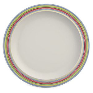 Rond <span class=keywords><strong>blanc</strong></span> mélamine dîner <span class=keywords><strong>buffet</strong></span> et plats en plastique avec jante étroite - Product Image 4