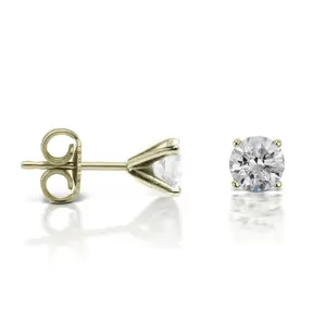 2022 Unik Elegan Unique14K Emas Padat Klasik Rumbai Petir Berlian Batu Permata Anting Perhiasan untuk Wanita Gadis untuk Hadiah