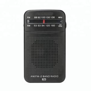 Émetteur <span class=keywords><strong>FM</strong></span> AM de <span class=keywords><strong>radio</strong></span> de poche domestique portable équipé d'une prise casque de 3.5mm AA alimenté par batterie équipée - Product Image 1