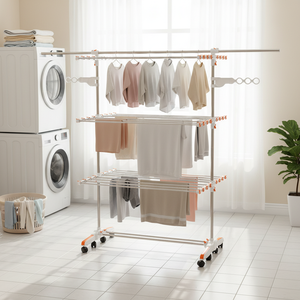 [HOME FRIEND] Tendedero de 6 Niveles Premium, Multicapa, Diseñado para un Uso Conveniente y una Secado de Ropa Interior Ordenado - Product Image 3